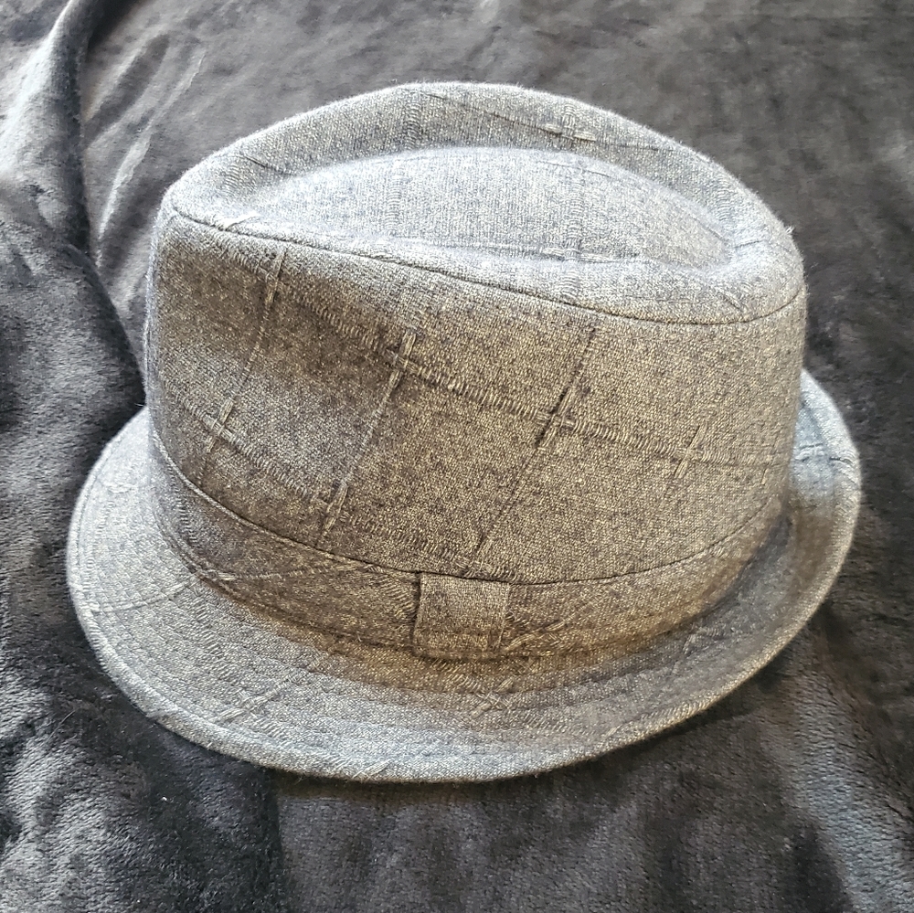 Gray Fedora Hat